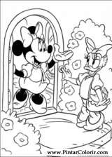 Pintar e Colorir Minnie - Desenho 050