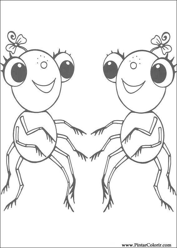 Pintar e Colorir Miss Spider - Desenho 013