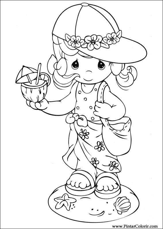 Pintar e Colorir Momentos Preciosos - Desenho 035