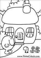 Pintar e Colorir Mr Men - Desenho 017