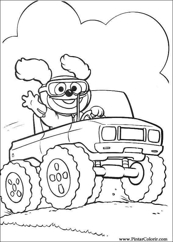 Pintar e Colorir Muppet Babies - Desenho 009