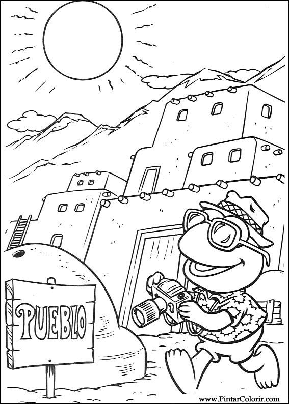 Pintar e Colorir Muppet Babies - Desenho 023