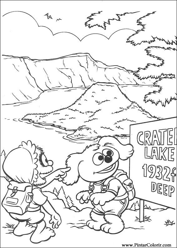 Pintar e Colorir Muppet Babies - Desenho 057