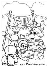 Pintar e Colorir Muppet Babies - Desenho 008