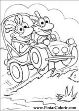 Pintar e Colorir Muppet Babies - Desenho 018