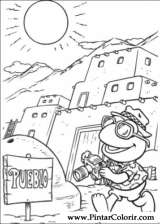 Pintar e Colorir Muppet Babies - Desenho 023