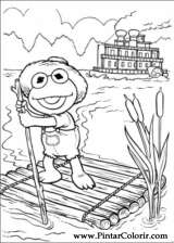 Pintar e Colorir Muppet Babies - Desenho 028
