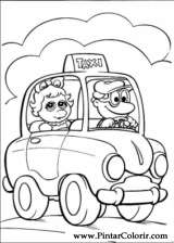 Pintar e Colorir Muppet Babies - Desenho 034