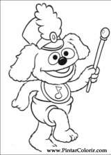 Pintar e Colorir Muppet Babies - Desenho 039