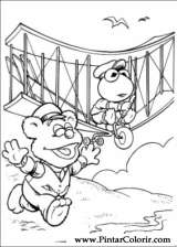 Pintar e Colorir Muppet Babies - Desenho 041