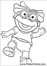 Pintar e Colorir Muppet Babies - Desenho 043