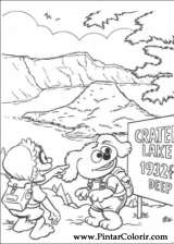 Pintar e Colorir Muppet Babies - Desenho 057