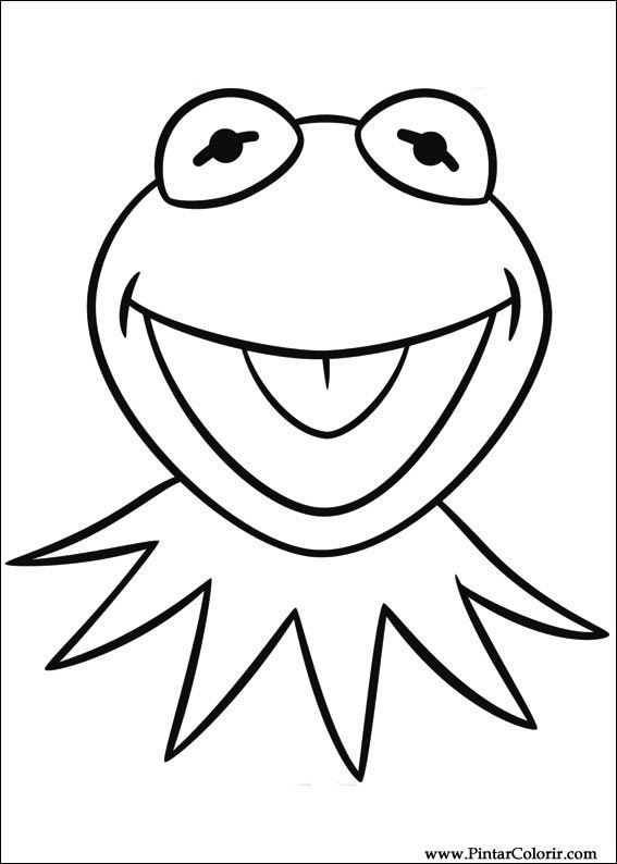 Pintar e Colorir Muppets - Desenho 007