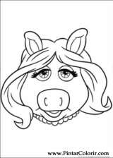 Pintar e Colorir Muppets - Desenho 003