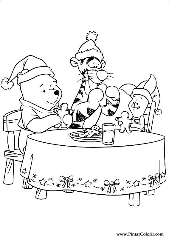 Pintar e Colorir Natal Amigos - Desenho 048