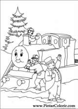 Pintar e Colorir Natal Amigos - Desenho 065