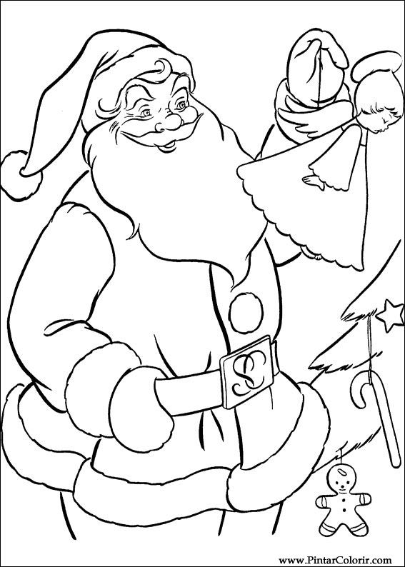 Pintar e Colorir Natal - Desenho 047