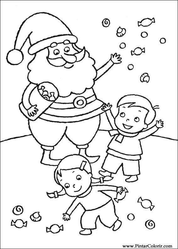 Pintar e Colorir Natal - Desenho 101