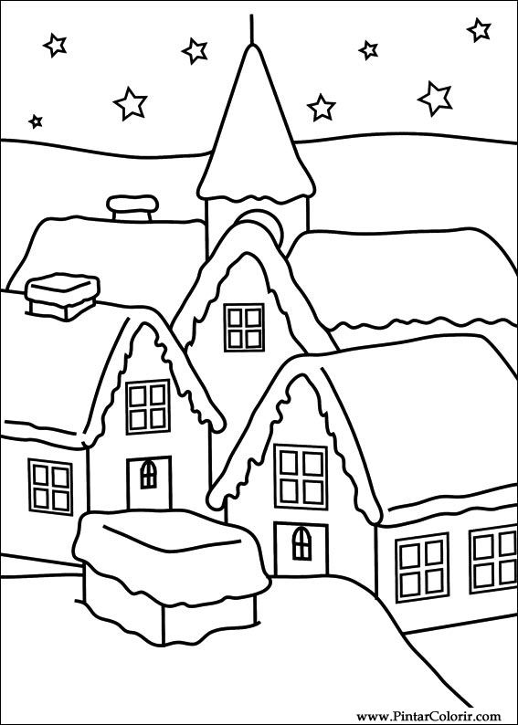 Desenhos de Natal para Colorir  Рождественские цветы, Рождественские  издания, Рождественские колокольчики