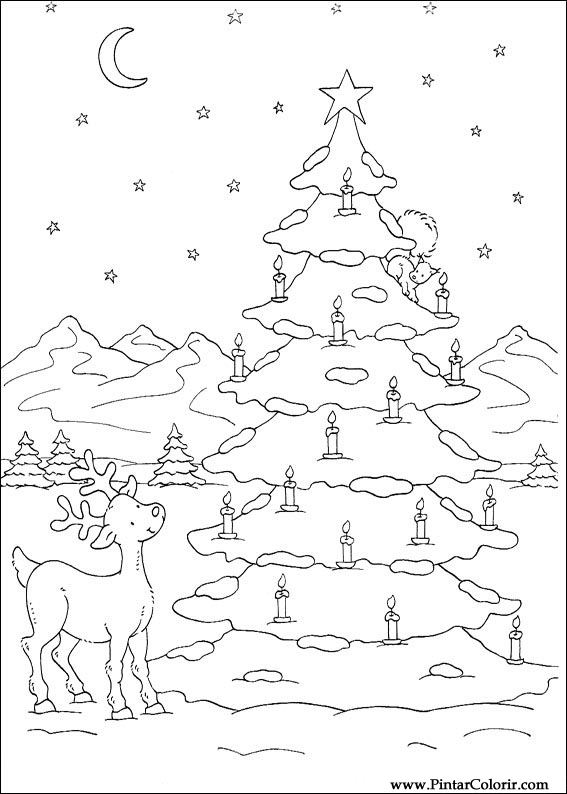 Pintar e Colorir Natal - Desenho 139