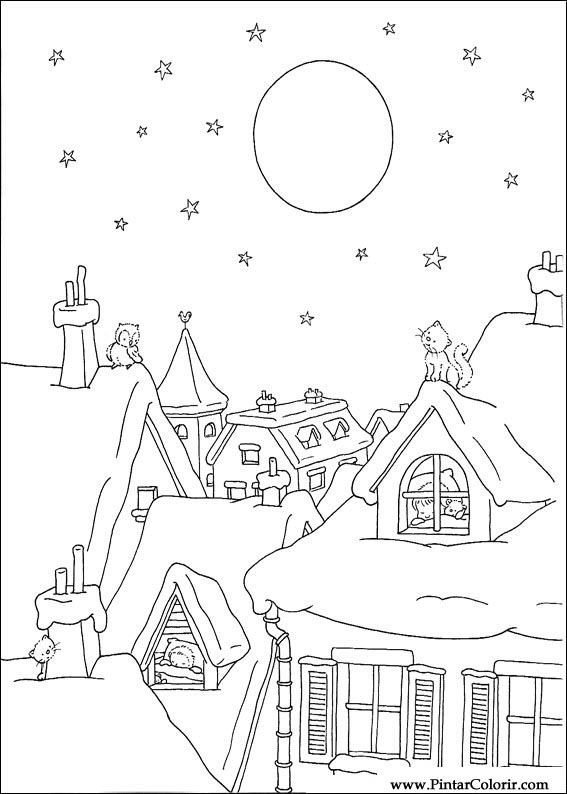 Pintar e Colorir Natal - Desenho 153
