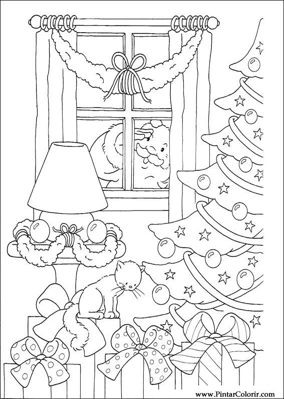 Pintar e Colorir Natal - Desenho 156