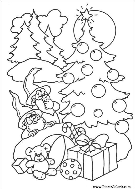 Pintar e Colorir Natal - Desenho 238