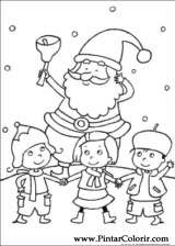 Pintar e Colorir Natal - Desenho 086