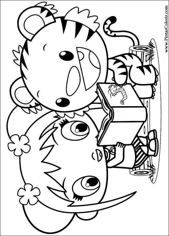 Pintar e Colorir Ni Hao Kai Lan - Desenho 003
