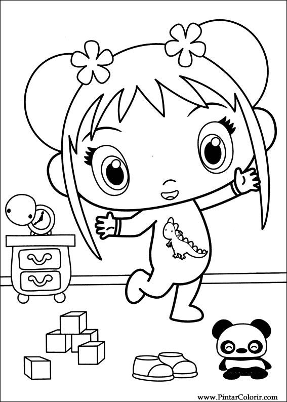 Pintar e Colorir Ni Hao Kai Lan - Desenho 049