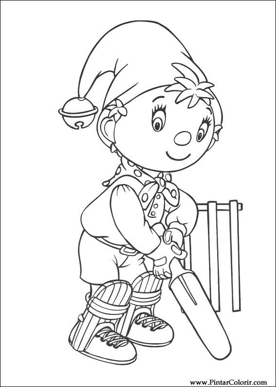 Pintar e Colorir Noddy - Desenho 156