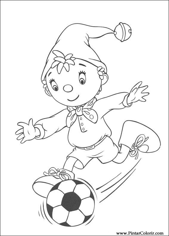 Pintar e Colorir Noddy - Desenho 158