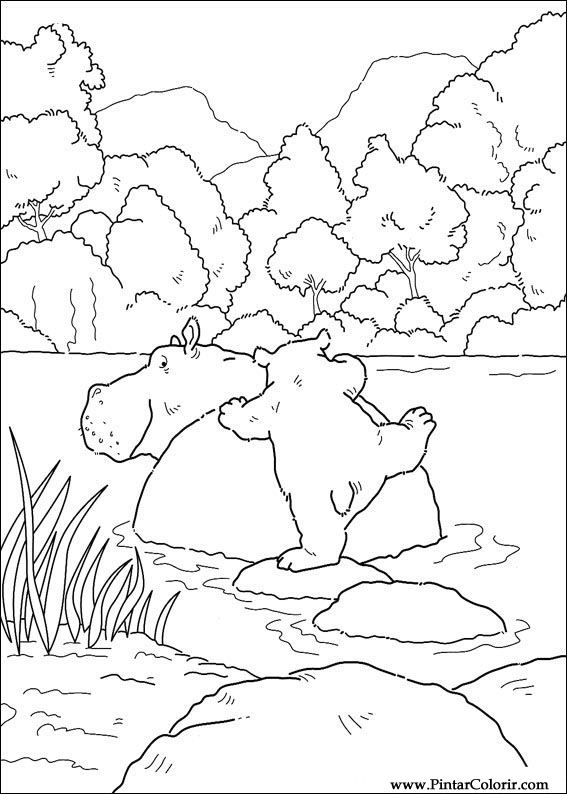 Pintar e Colorir O Ursinho Polar - Desenho 052