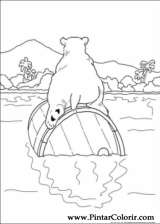 Pintar e Colorir O Ursinho Polar - Desenho 041