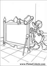 Pintar e Colorir Pato Donald - Desenho 048