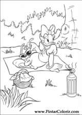 Pintar e Colorir Pato Donald - Desenho 063