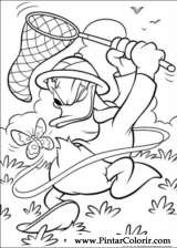 Pintar e Colorir Pato Donald - Desenho 085