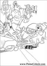 Pintar e Colorir Pato Donald - Desenho 107