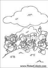 Pintar e Colorir Pato Donald - Desenho 147