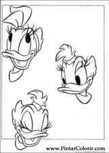 Pintar e Colorir Pato Donald - Desenho 149