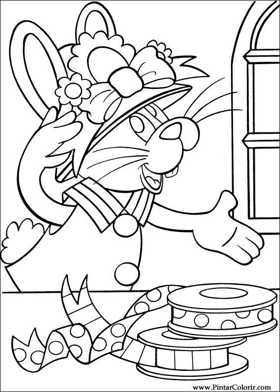 Pintar e Colorir Peter Cottontail - Desenho 005