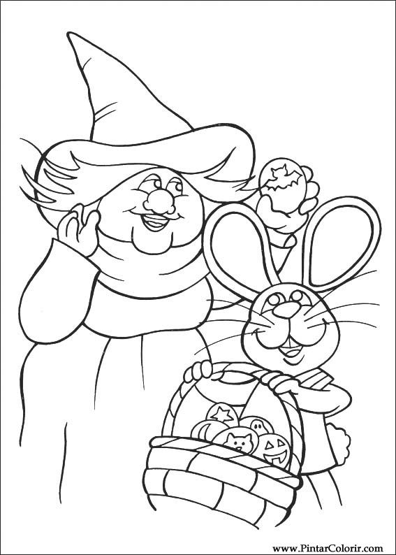 Pintar e Colorir Peter Cottontail - Desenho 029