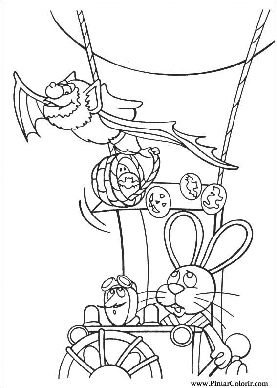 Pintar e Colorir Peter Cottontail - Desenho 031