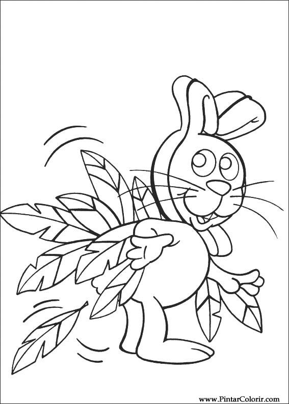 Pintar e Colorir Peter Cottontail - Desenho 033