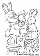 Pintar e Colorir Peter Cottontail - Desenho 002