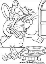 Pintar e Colorir Peter Cottontail - Desenho 005