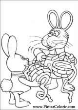 Pintar e Colorir Peter Cottontail - Desenho 006