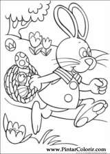 Pintar e Colorir Peter Cottontail - Desenho 007