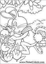 Pintar e Colorir Peter Cottontail - Desenho 009