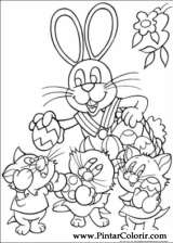 Pintar e Colorir Peter Cottontail - Desenho 010